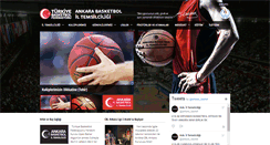 Desktop Screenshot of ankarabasket.org.tr