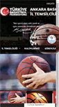 Mobile Screenshot of ankarabasket.org.tr